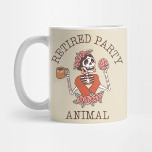 Retired Party Animal, Sober Life, Sobriety Mug